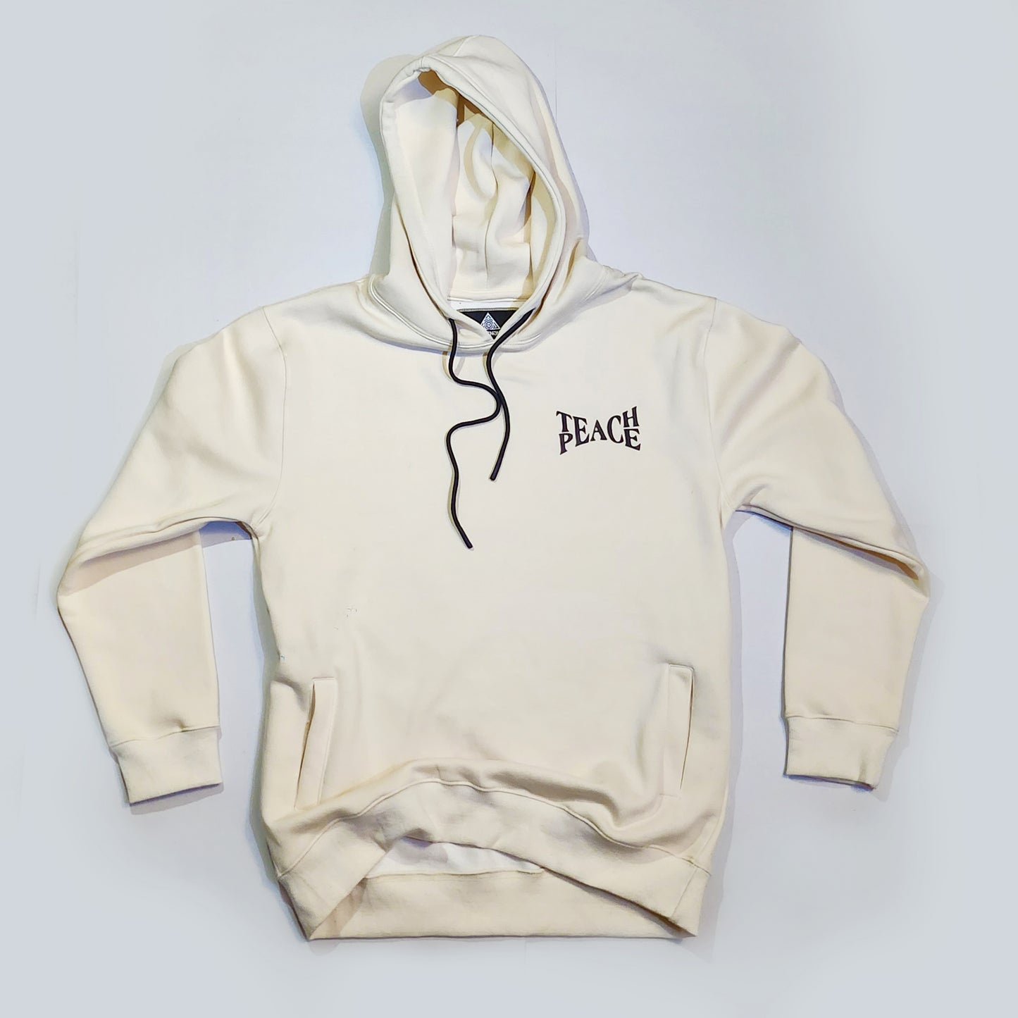 "TEACH PEACE" Hoodie BEIGE