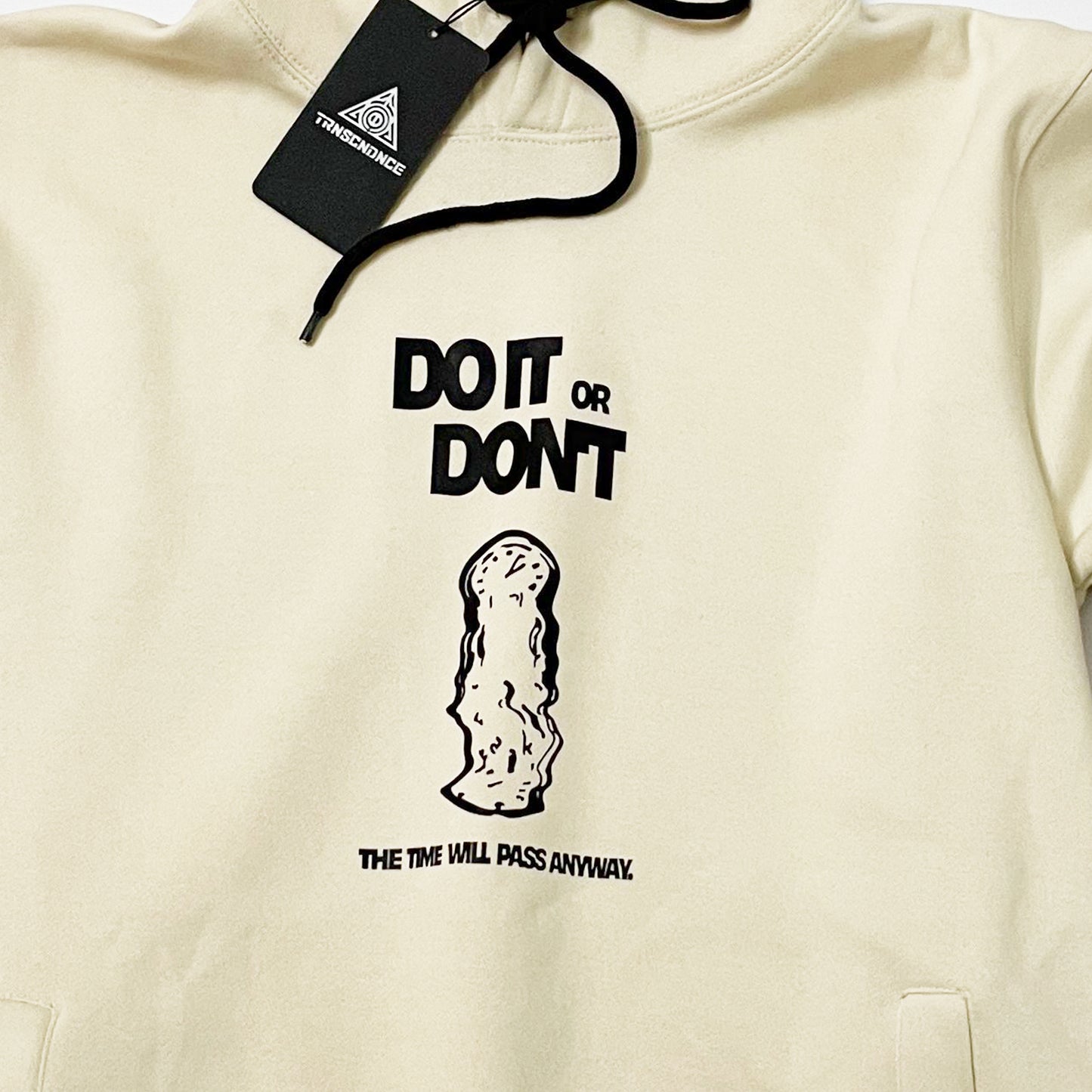 "DO IT OR DON'T" Hoodie BEIGE