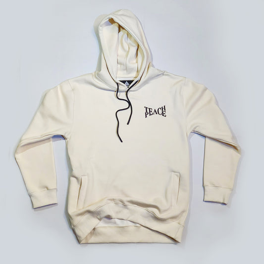 "TEACH PEACE" Hoodie BEIGE