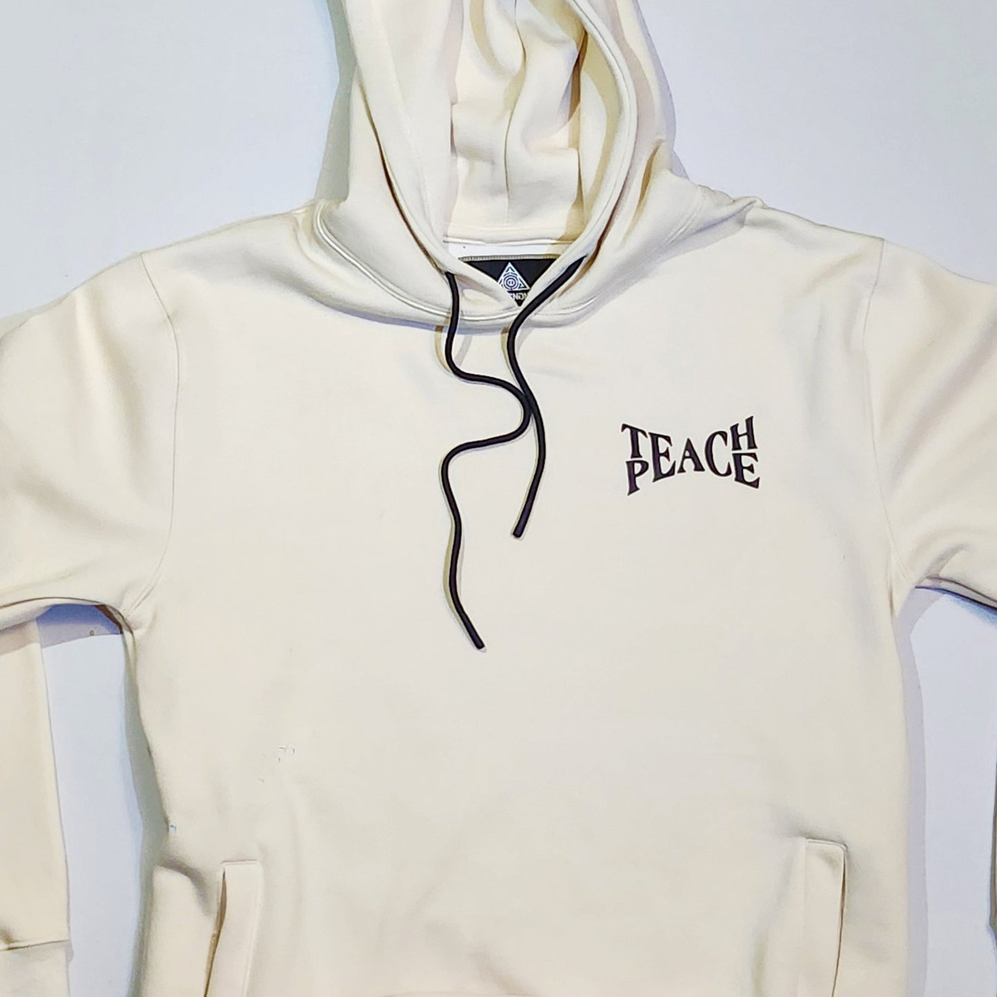 "TEACH PEACE" Hoodie BEIGE