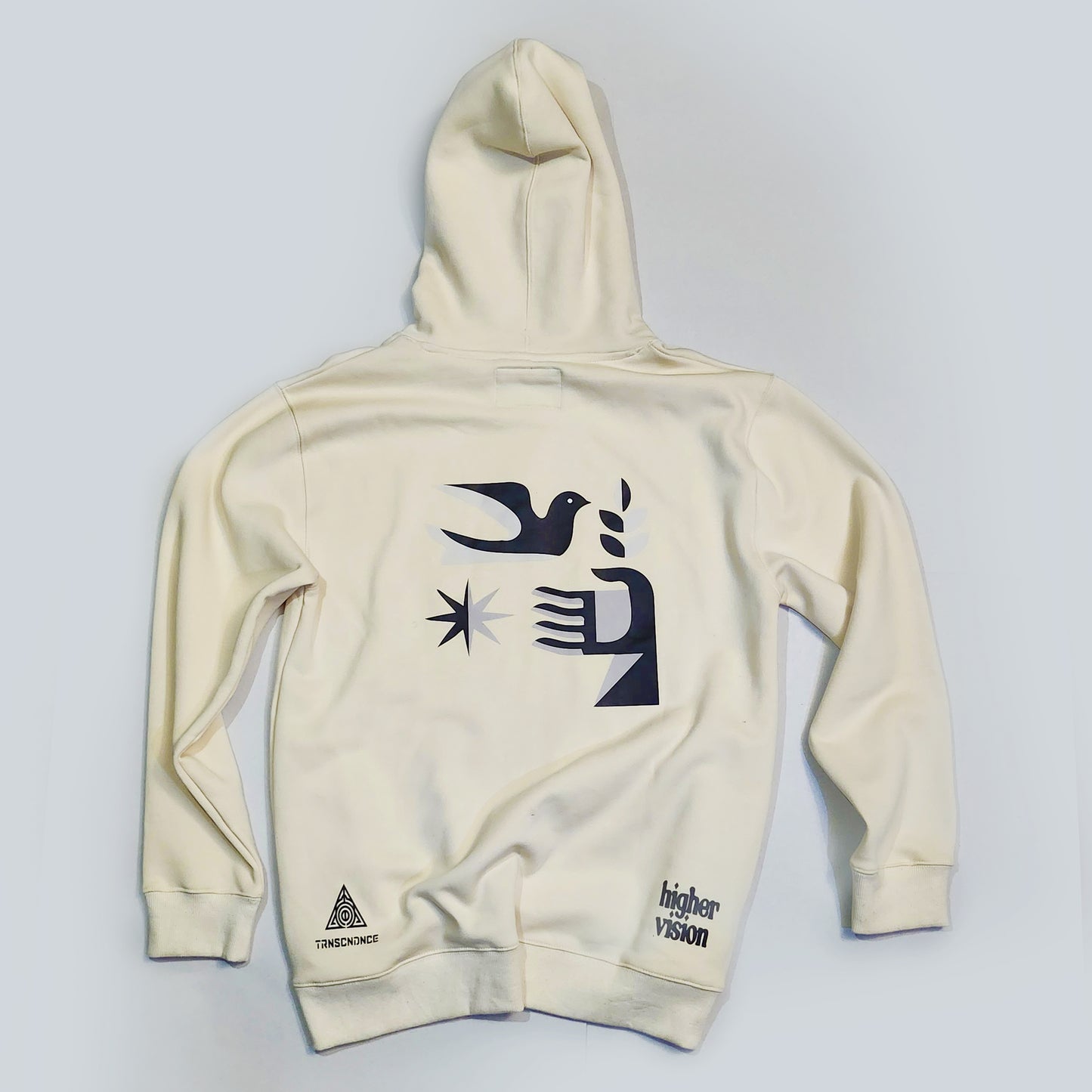 "TEACH PEACE" Hoodie BEIGE