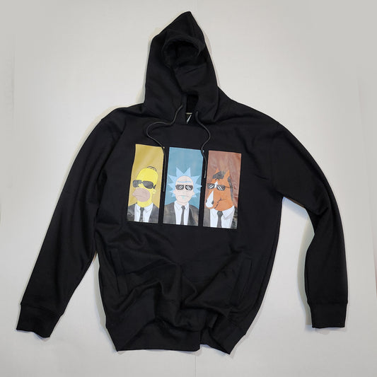 "CROSSOVR" Hoodie BLK